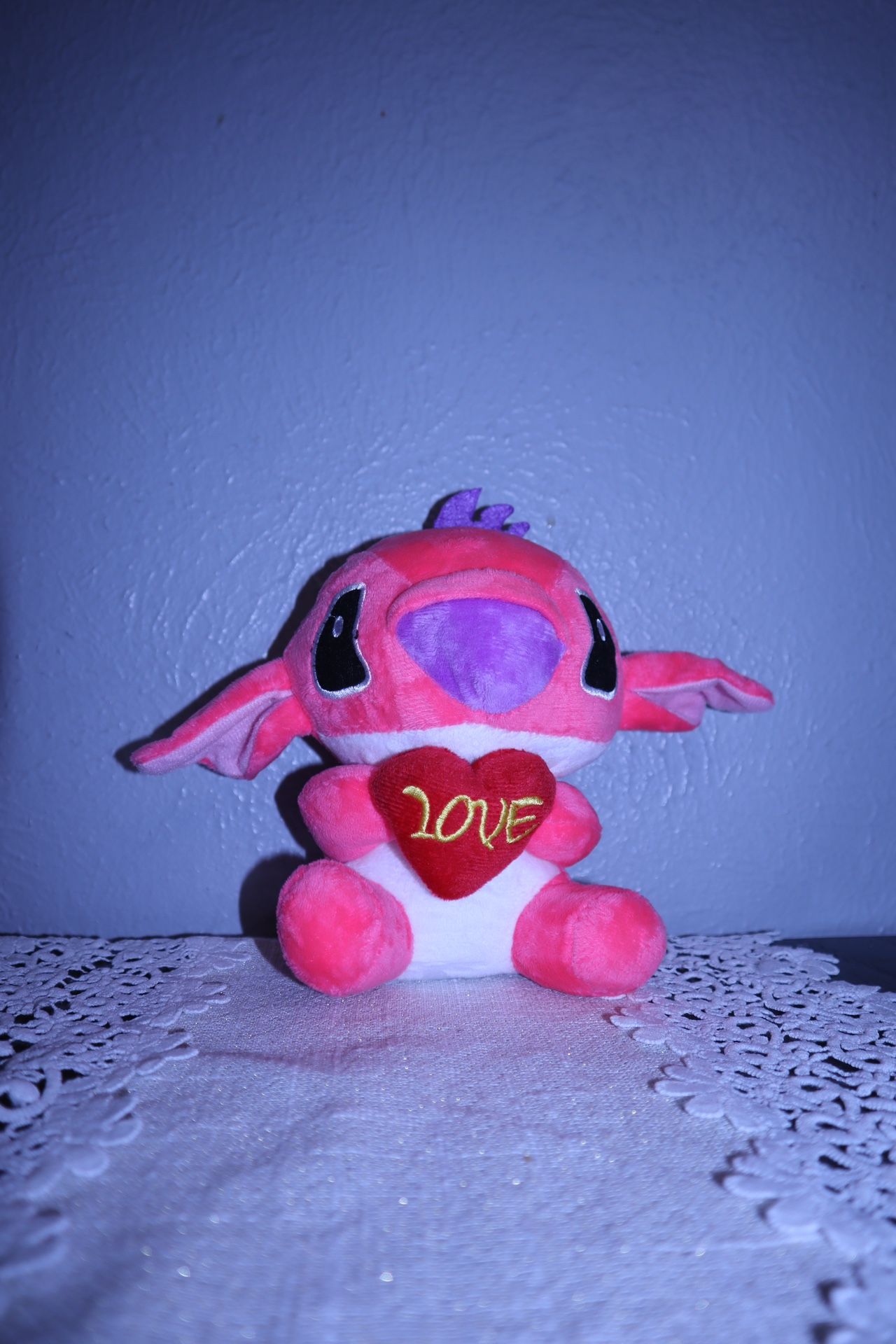 Pink Stitch Plushie 6 Inch Tall