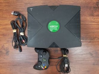 Original Xbox 2TB HDD 1 OEM Controller A/V Power Cord 720 Xbox Games