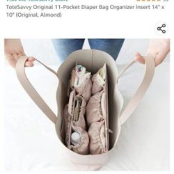 Tote Savy Diaper Bag Organizer Tote Organizer