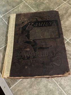 Antique 1889 Cram’s Atlas Of The World