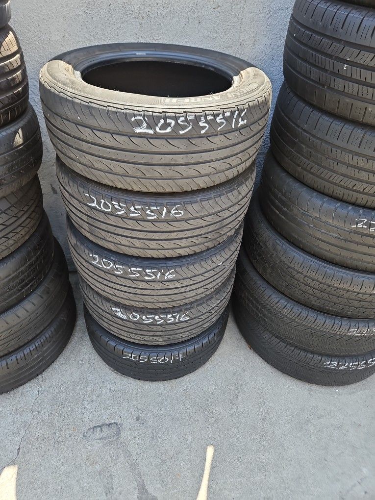Set Of Used 16" Tires