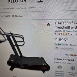 Cy400 Self Propelled Running Curve Treadmill