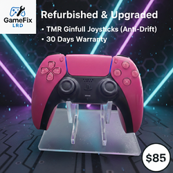 🎮 Refurbished & Upgraded PS5 DualSense – Nova Pink