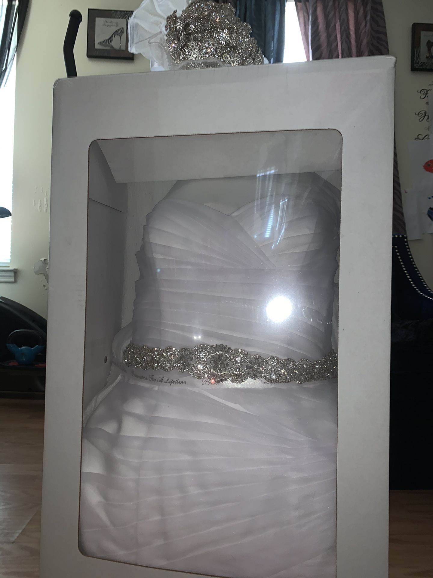 David’s bridal Wedding dress size 10