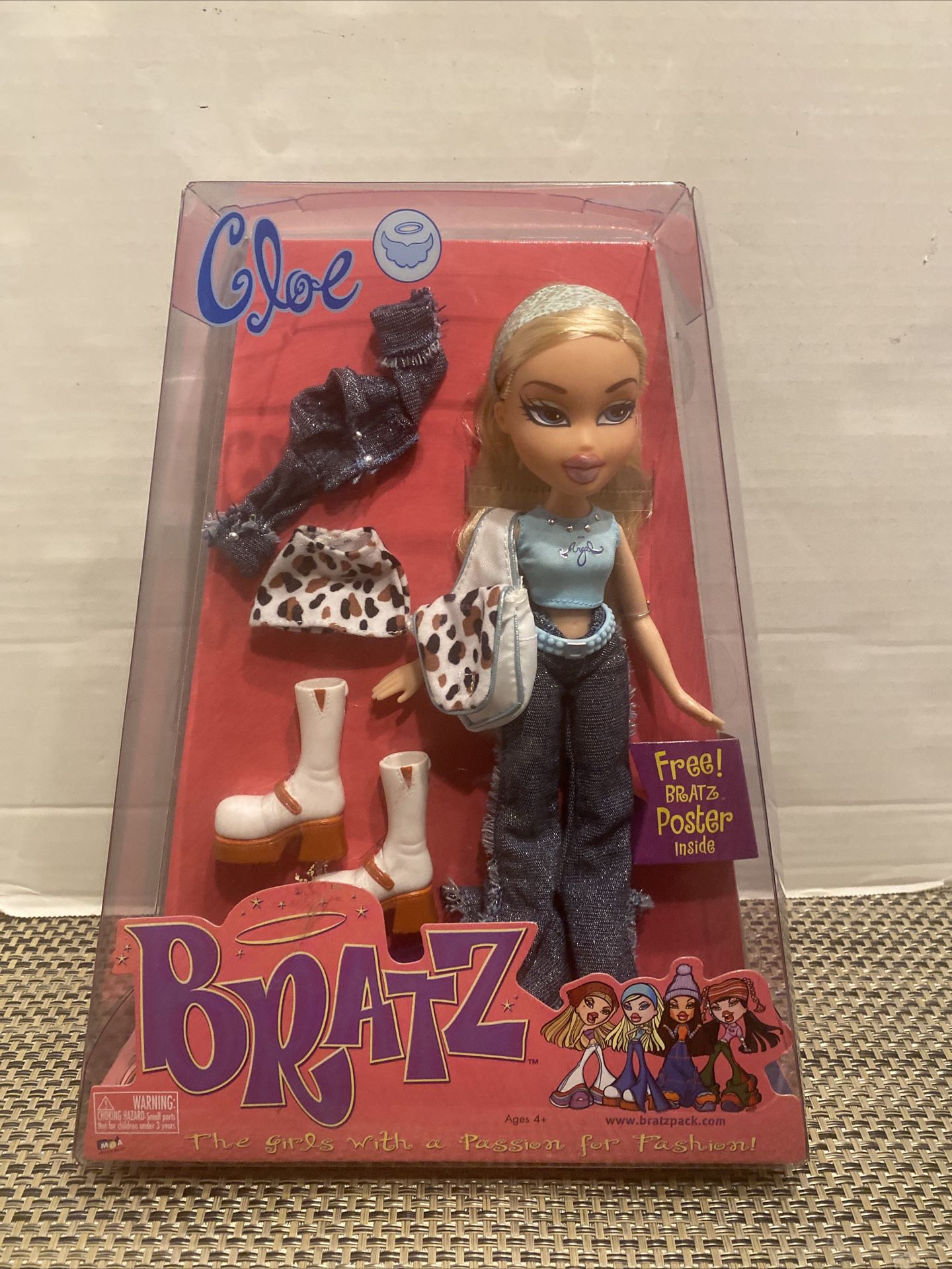 Rare Vintage 2001 Bratz Cloe Doll New In Box