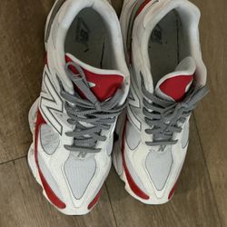 New Balance 9060 Red And White 
