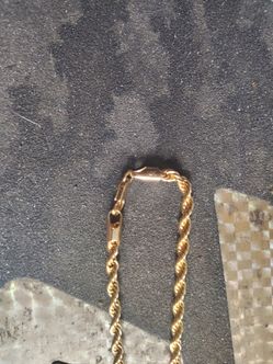 14kt rope chain 24in