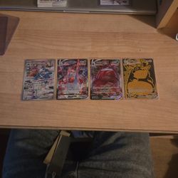 4 Vmax Pokémon Cards