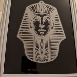 Egyptian 8x10" laser engraved picture