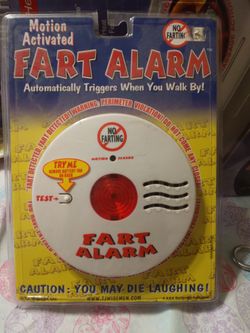 Motion Activated Fart Alarm. Read Description.