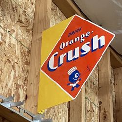 Orange Crush Double Sided Sign 