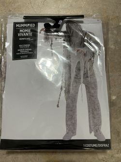Mummified Mummy Ghost Scary Suit Yourself Fancy Dress Up Halloween Adult Costume