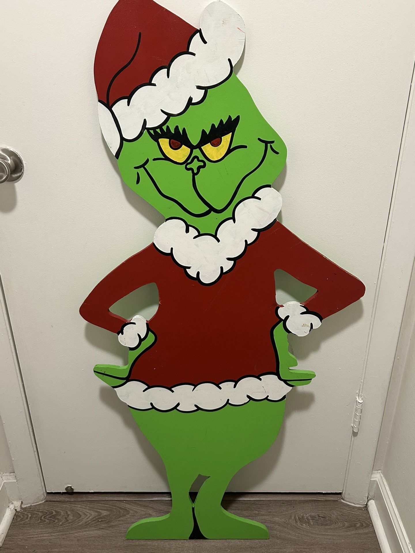 How The Grinch Stole Christmas Dr Seuss Christmas Wooden Art Yard Decor 48”