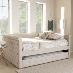 Bed frame, box spring, and two TVs