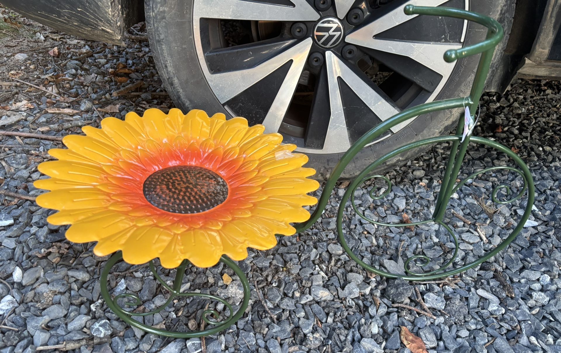 Sunflower Tricycle Bird Feeder