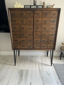 Apothecary Style Wine Cabinet