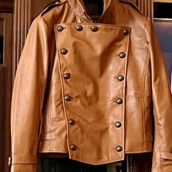 Men’s Genuine Leather Rocketeer Jacket Size Medium 