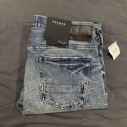Pacsun Jeans Skinny-Stretch Size 32x30 Men (Damaged)