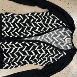 Ann Klain Knit Jacket – Women’s XS – Black & White