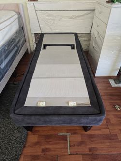 USED 84"X36". ELECTRIC SERTA  TWIN BED FRAME 