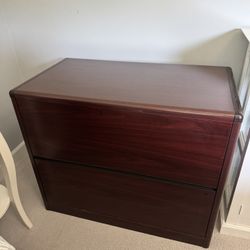 Wood Filing Cabinet 