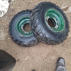 Front Wheels Off Of ATV