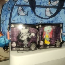 Jack and Sally in boxes collectibles vinyl toys