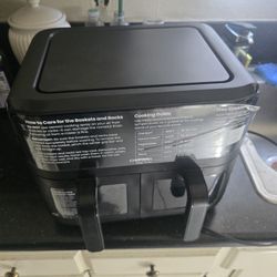Chefman Dual Basket Digital Air Fryer w/ Easy View Windows