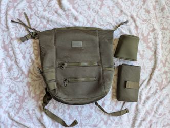 Dagne Dover Diaper Bag with Matching Changing Pad and Bottle Cozy