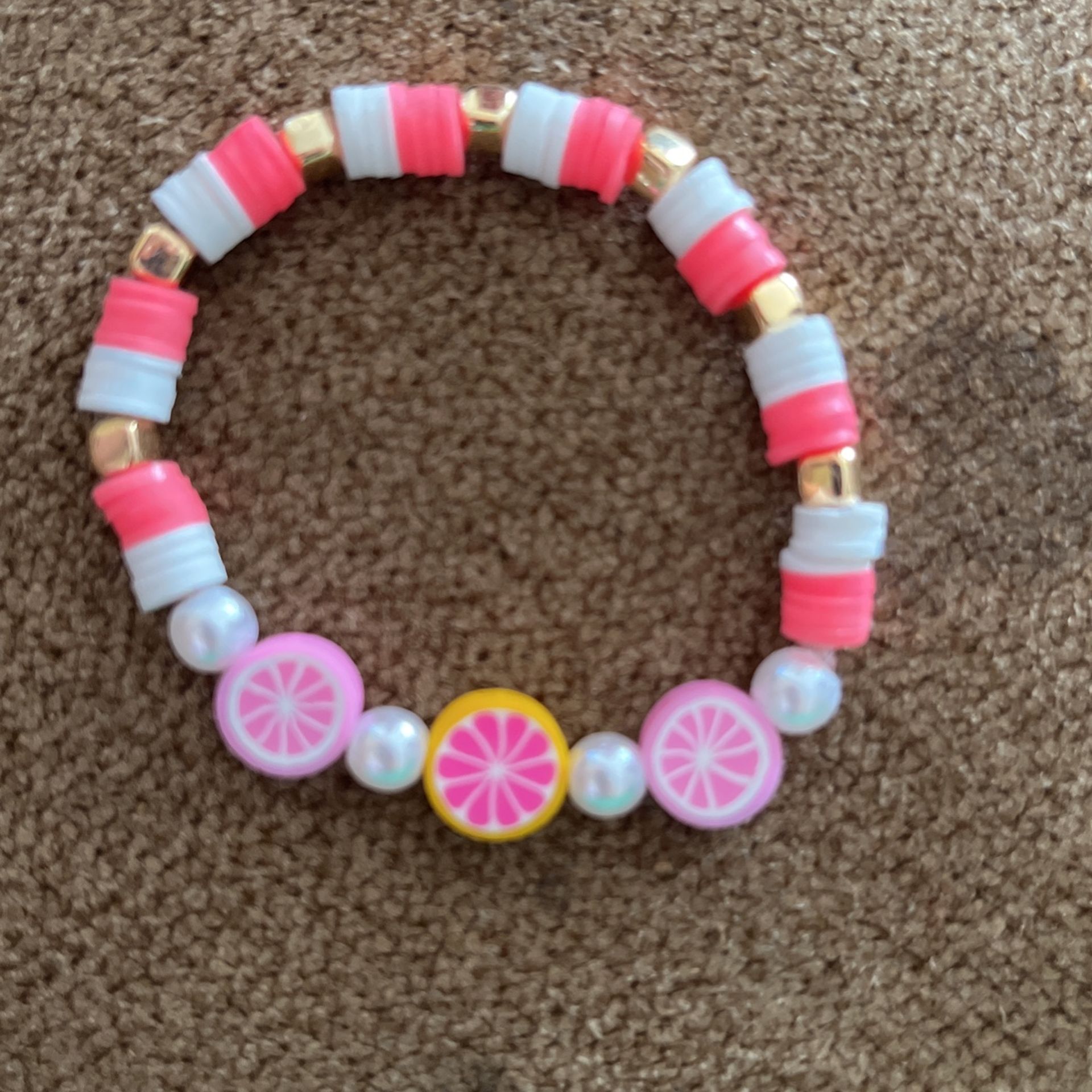 Clay Bead Bracelet And Ring