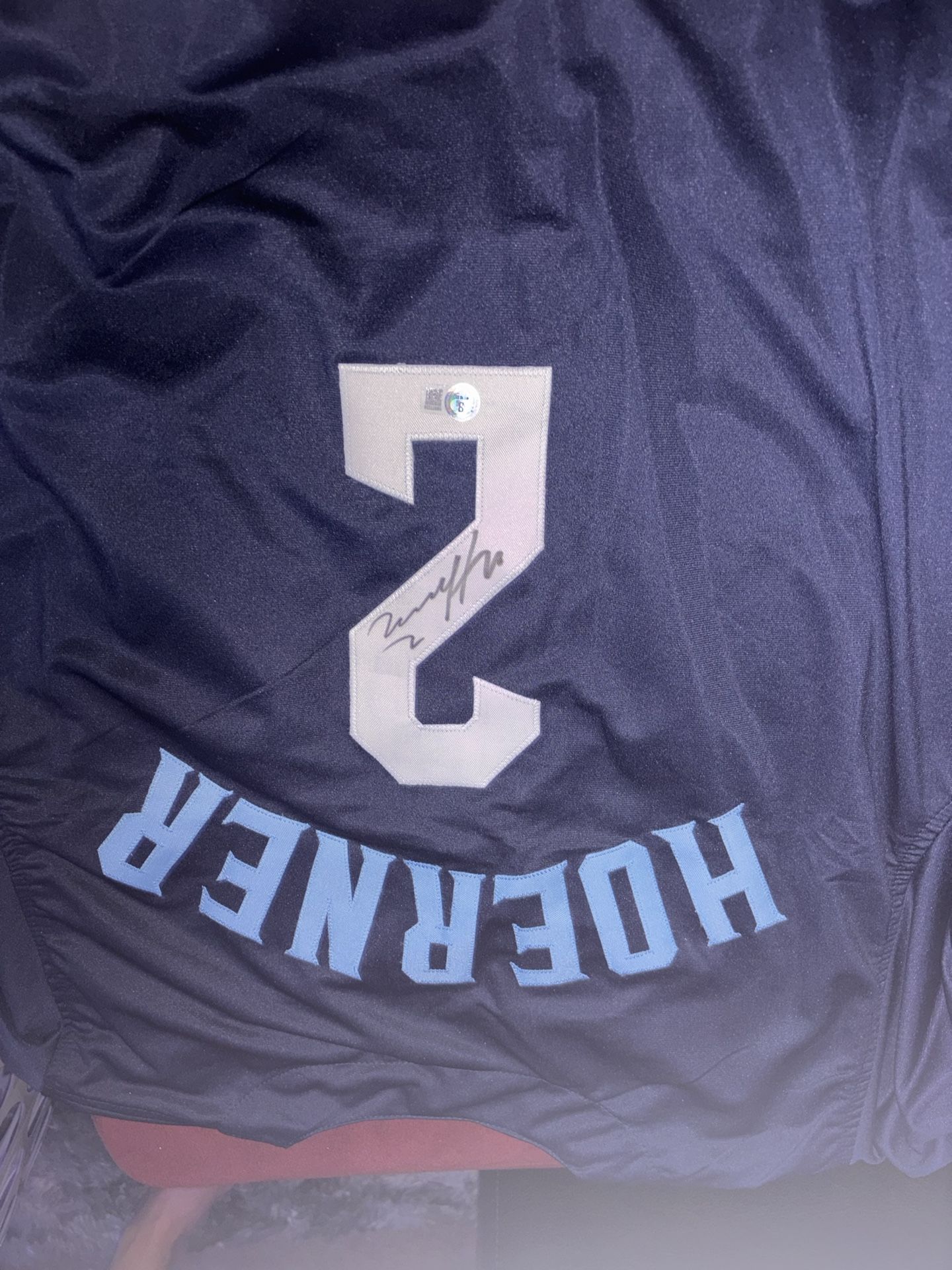 Chicago Cubs Nico Hoerner Autographed Jersey