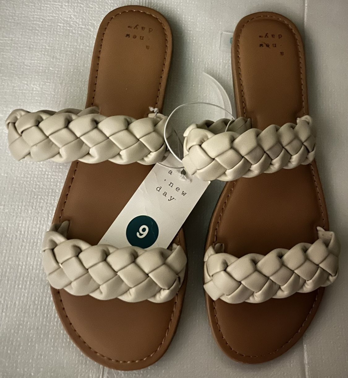 (NWT) A New Day Women's Size 9 Braided Sandals - NEW
