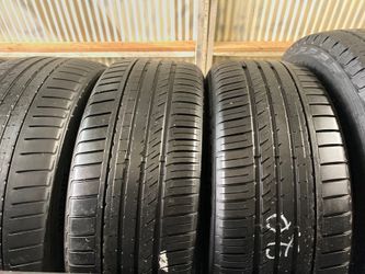 20” 4 used tires 245/45R20