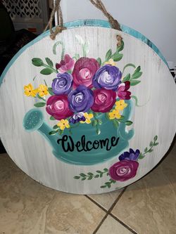 Hand painted sign