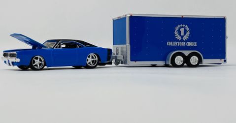 Dodge Charger R/T / Car Trailer die cast