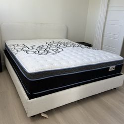Queen Size Mattress Pillow Top 12” Thick 🔷 All Sizes Available 🔷 New Mattress In A Plastic Sealed 🔷 Same Day Delivery
