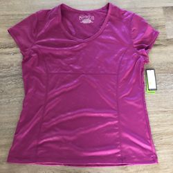 TEK GEAR T-Shirt Tee Purple Wine Moisture Wicking Women’s Size XL  