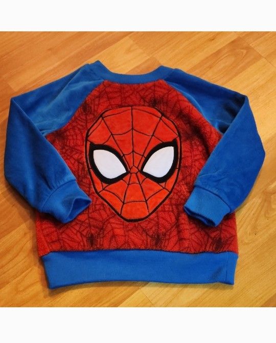 Pre-owned Disney Parks Spiderman Pullover Sweatshirt