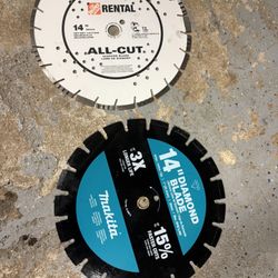 14inch Concrete Blades Brand New 