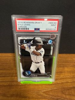 2016 BOWMAN DRAFT #BDC60 KYLE LEWIS CHROME