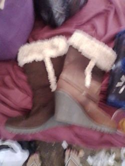 Brown boots