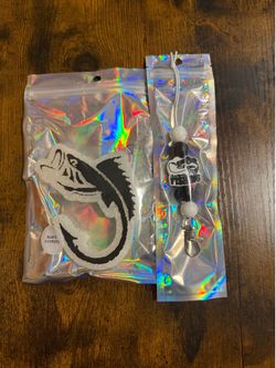 Bass Hook Car Freshie w/ Matching Freshie Hanger