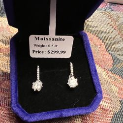 Dainty Moissanite Earrings