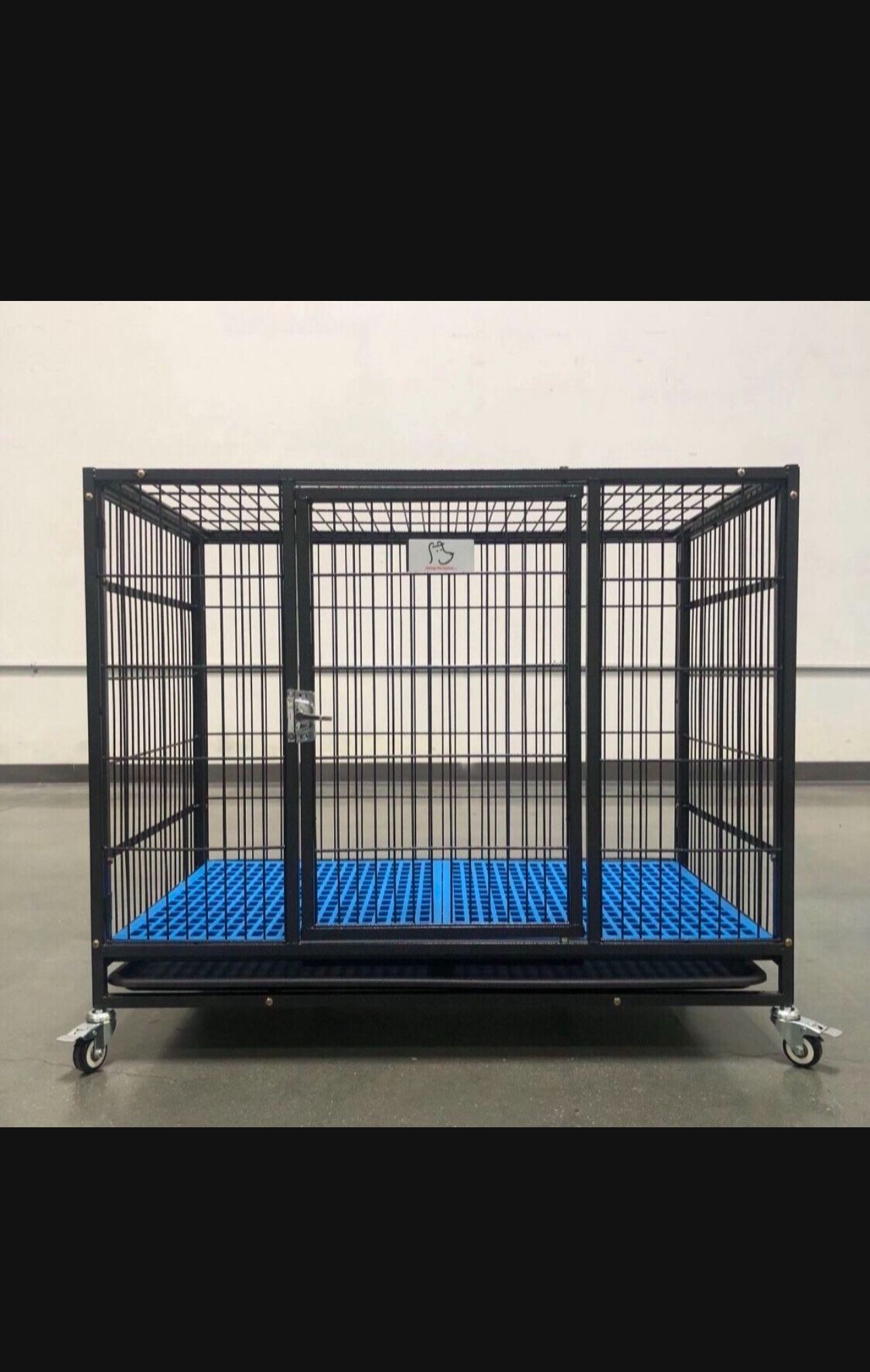 Dog Cage Kennel Size 37” Medium Folding New In Box 