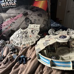 Star Wars The Power Of The Force Electronic Millennium Falcon 