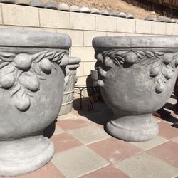 New Flower Pots Made Out Of Cement Perfect Gift For Any Occasion 
