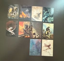 Lot of 10 of 1993 The Fantasy Art of Jeffrey Jones