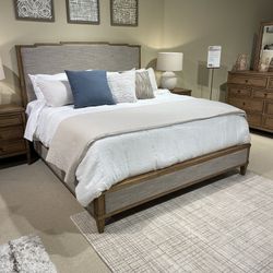 Brown Queen Bed+9-drawer Dresser+3-drawer Nightstand / 3-piece SET