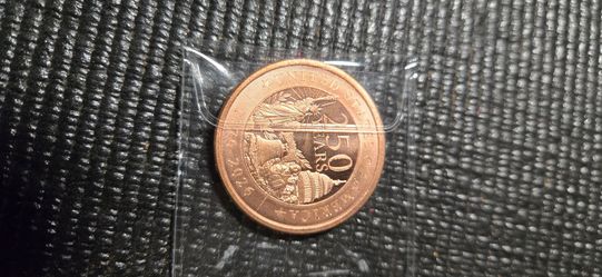 United States of America 50 Years Copper Commemorative Coin