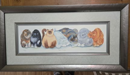 “People Owner" Signed Print By Artist Barbara Lavallee 1996 #995 Of 1250.